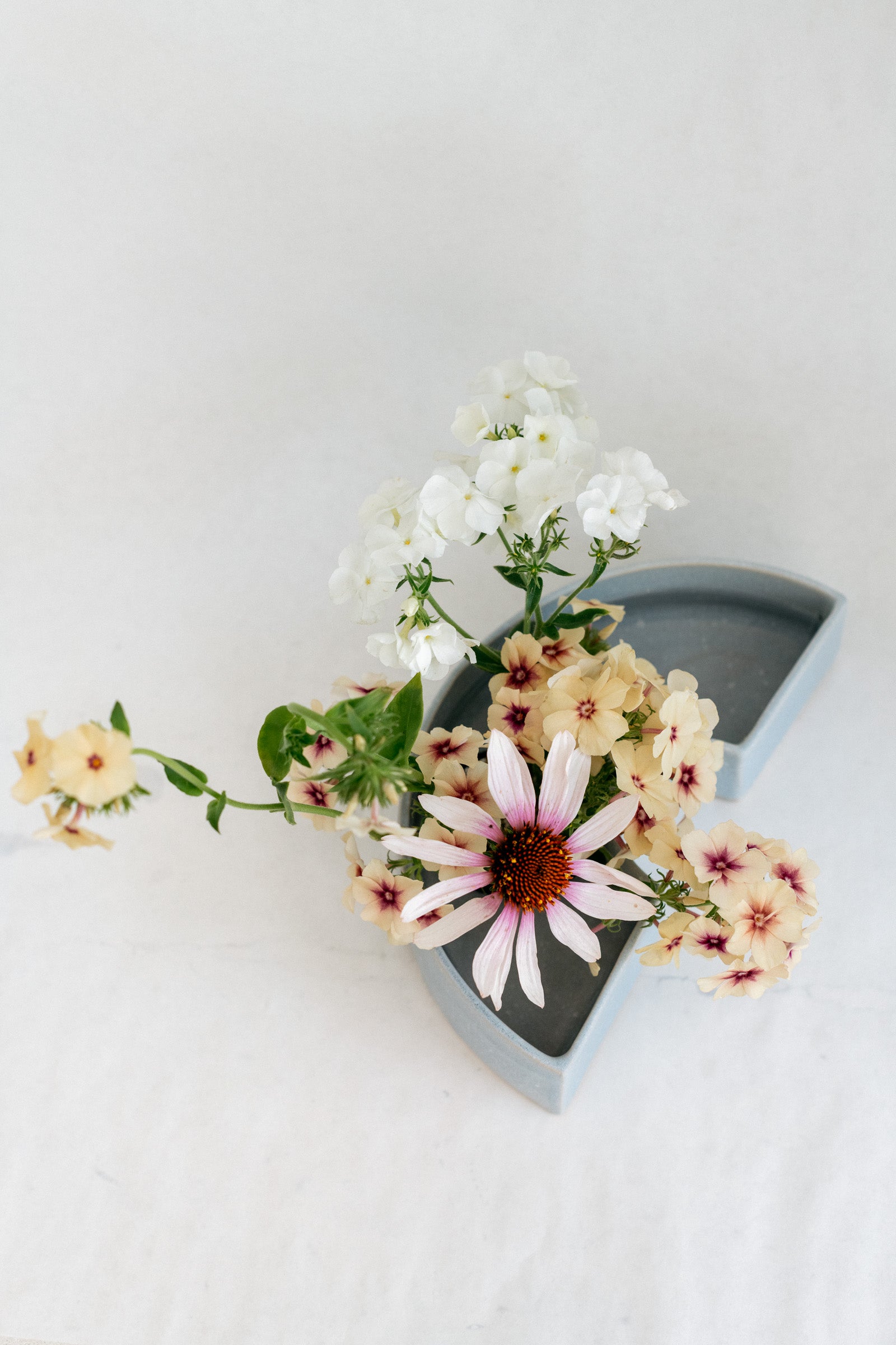 Misena x Wilder Half Ring Vase, Light Blue