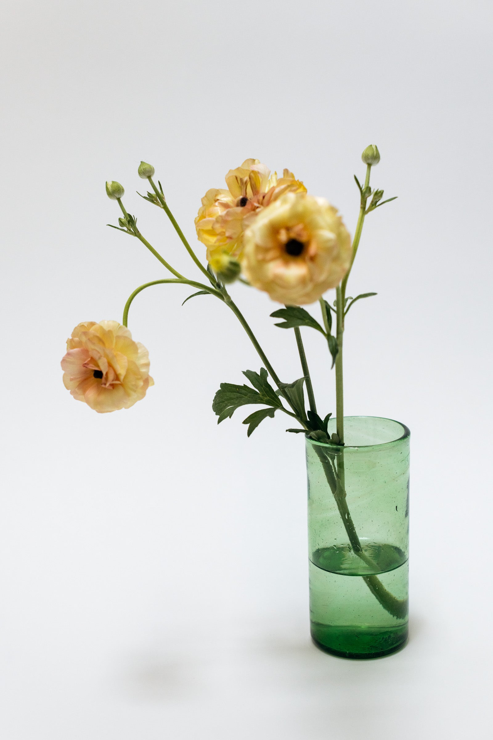 Glass Vase, Small, Green