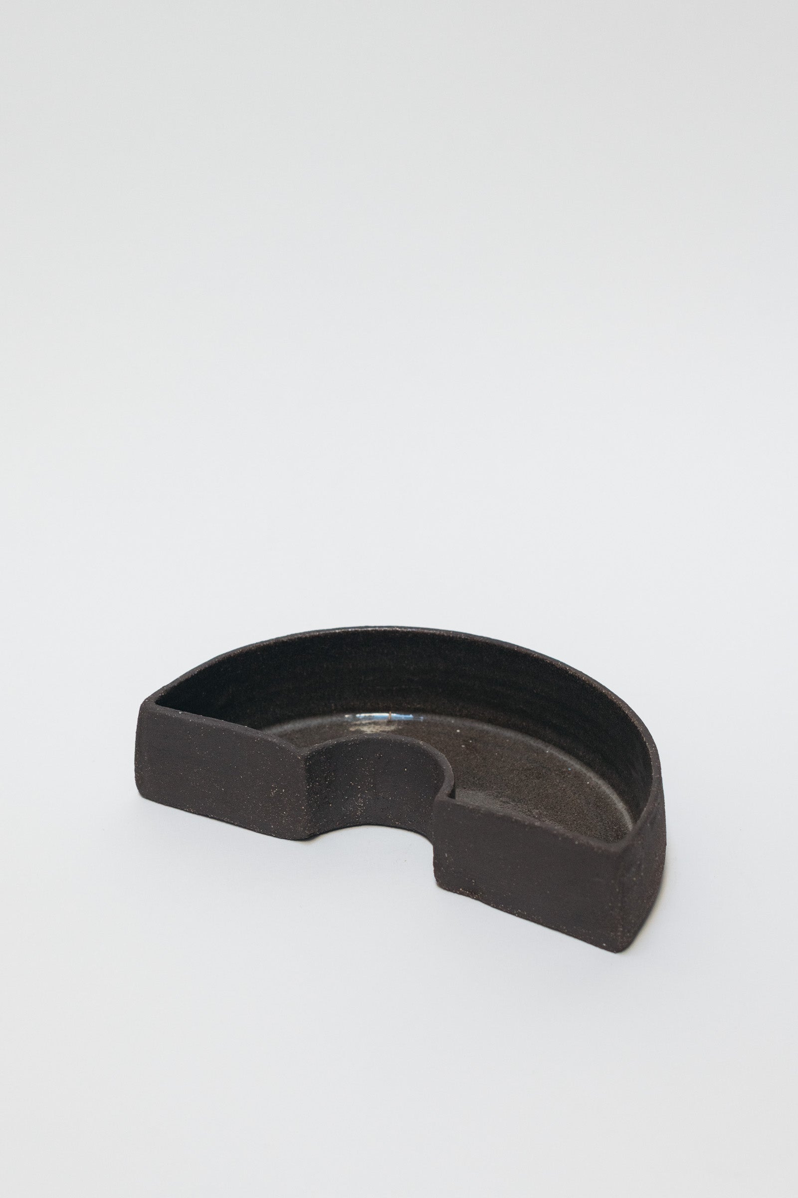 Misena x Wilder Half Ring Vase, Dark Brown