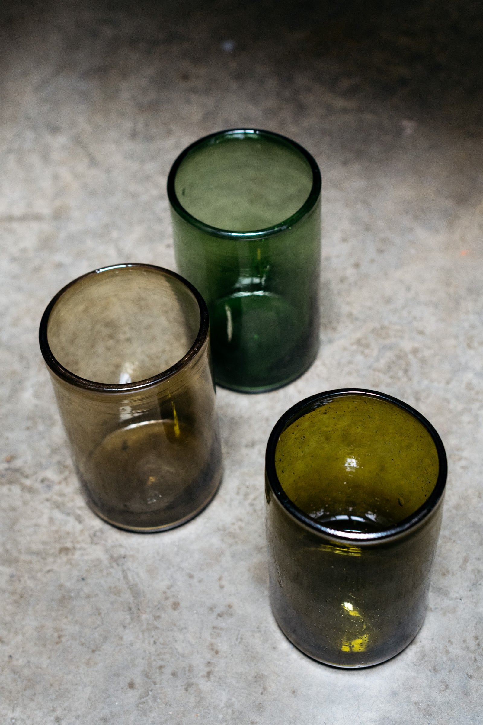 Glass Vase, Large, Fumé
