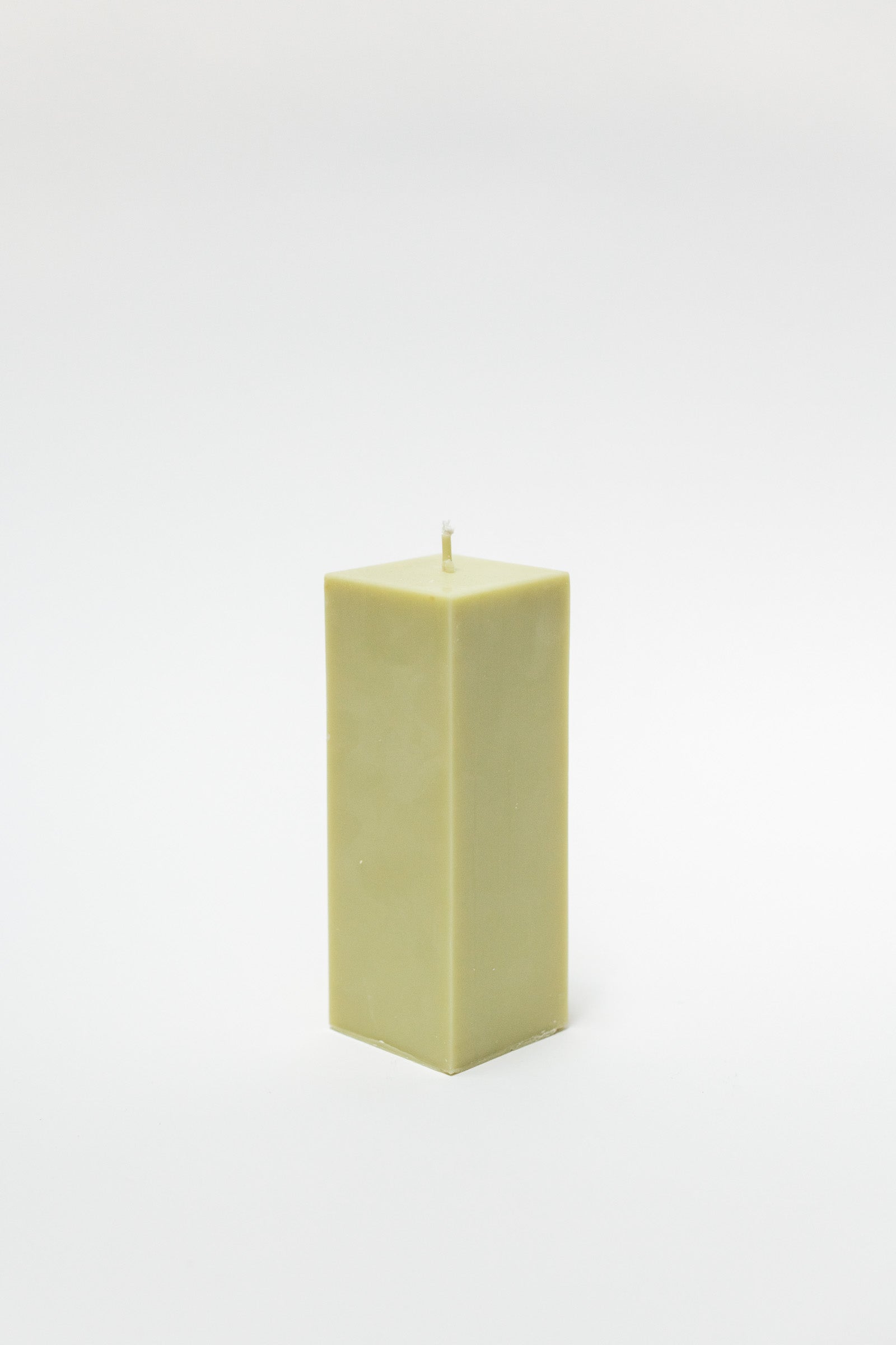 Rapeseed Wax Block Candle, Large, Soft Lime