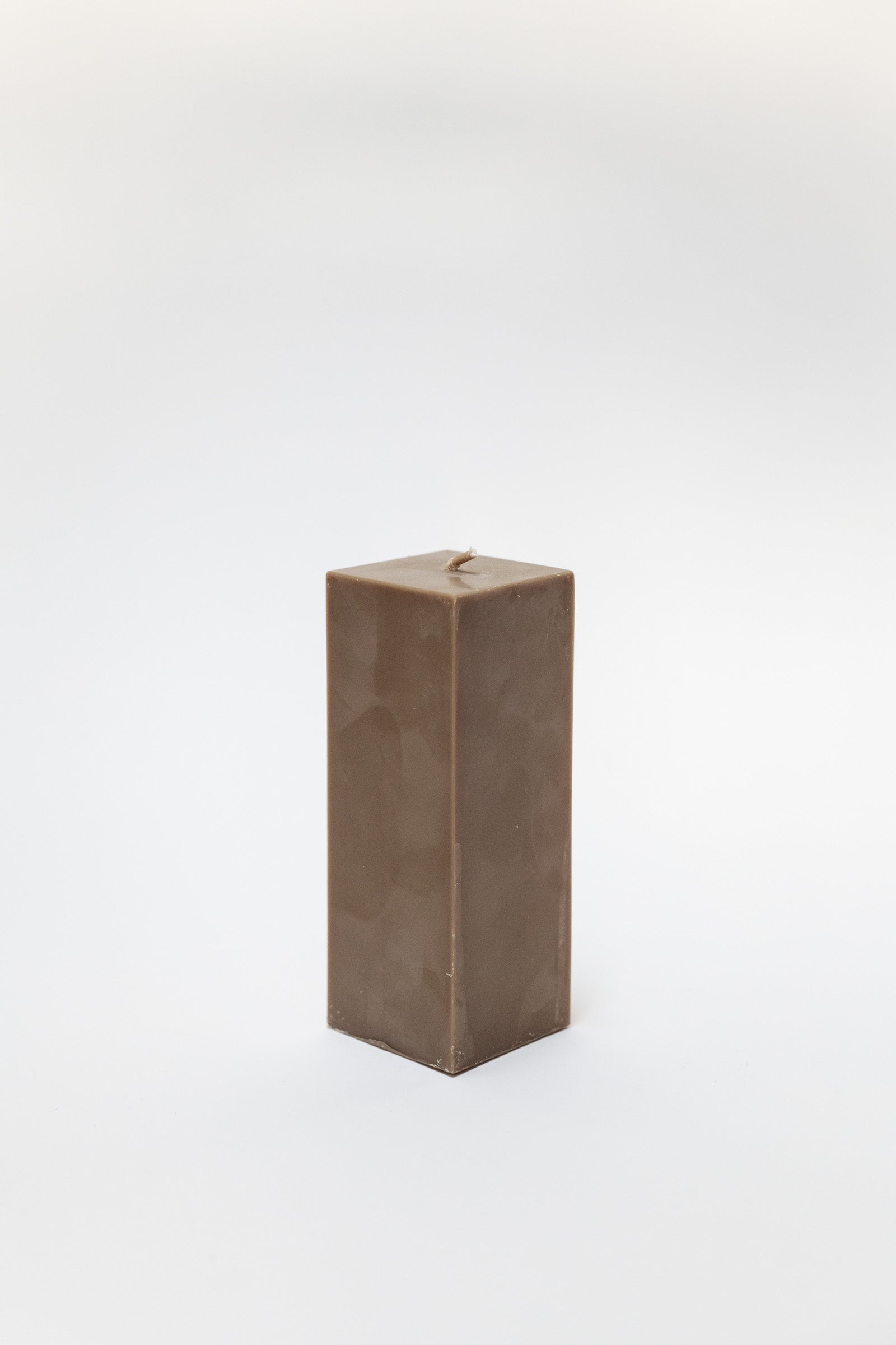 Rapeseed Wax Block Candle, Large, Chocolate
