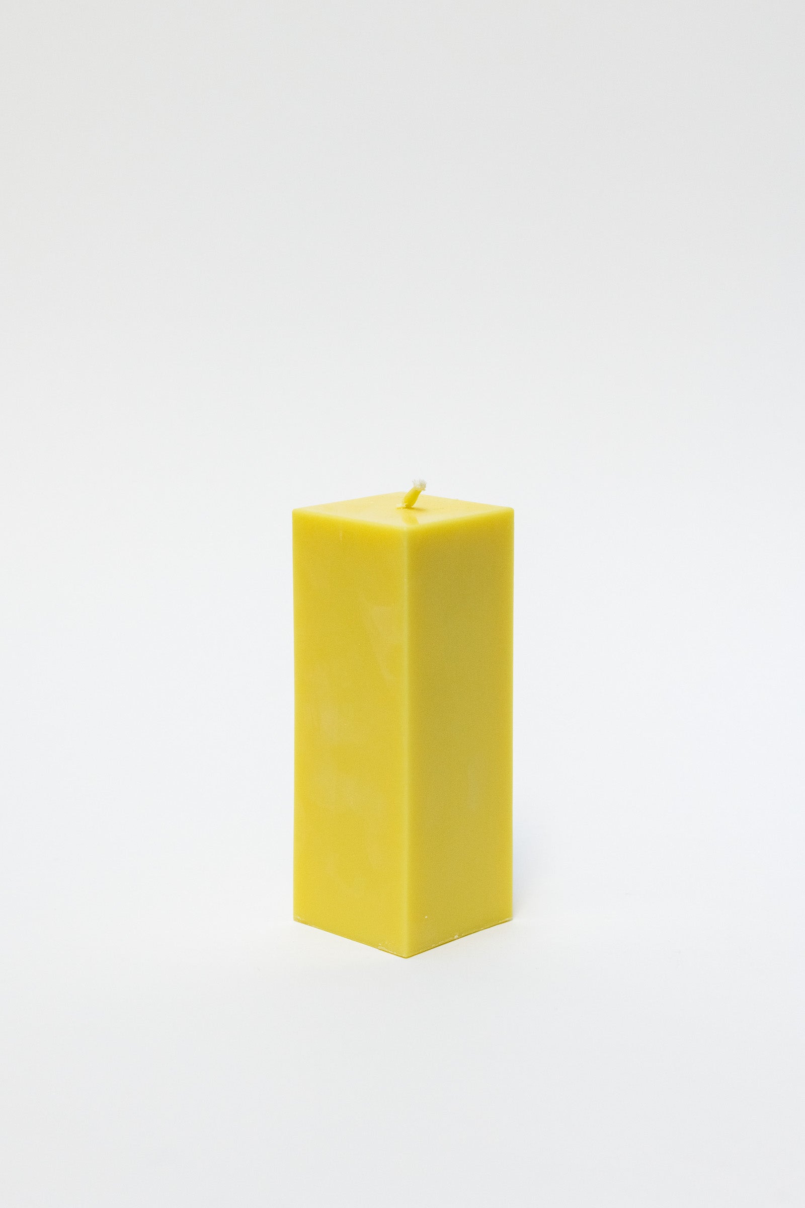 Rapeseed Wax Block Candle, Large, Lemon