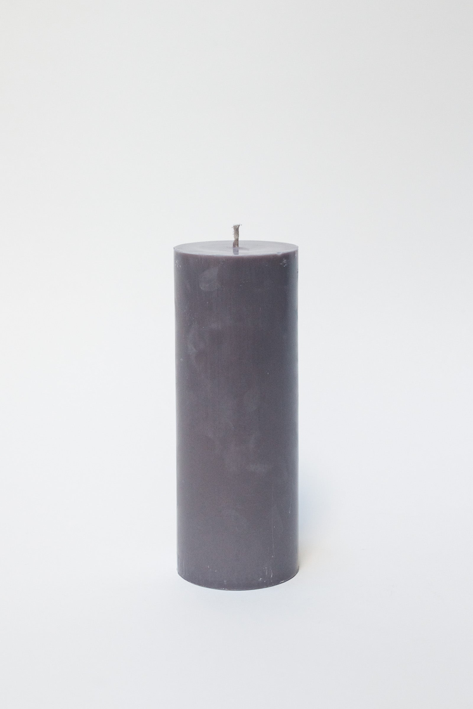 Rapeseed Wax Pillar Candle, Large, Lavender Grey