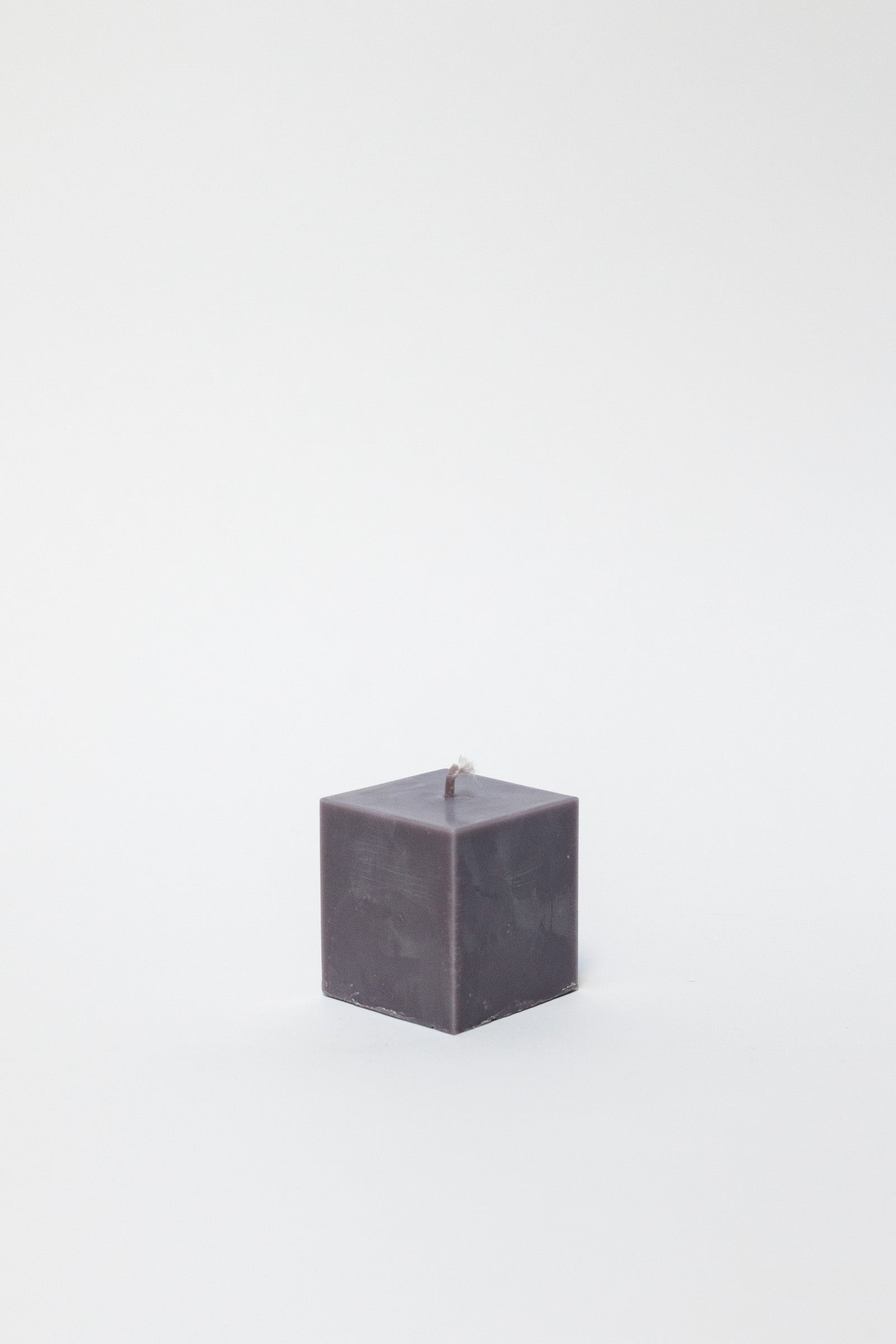 Rapeseed Wax Block Candle, Small, Lavender Grey