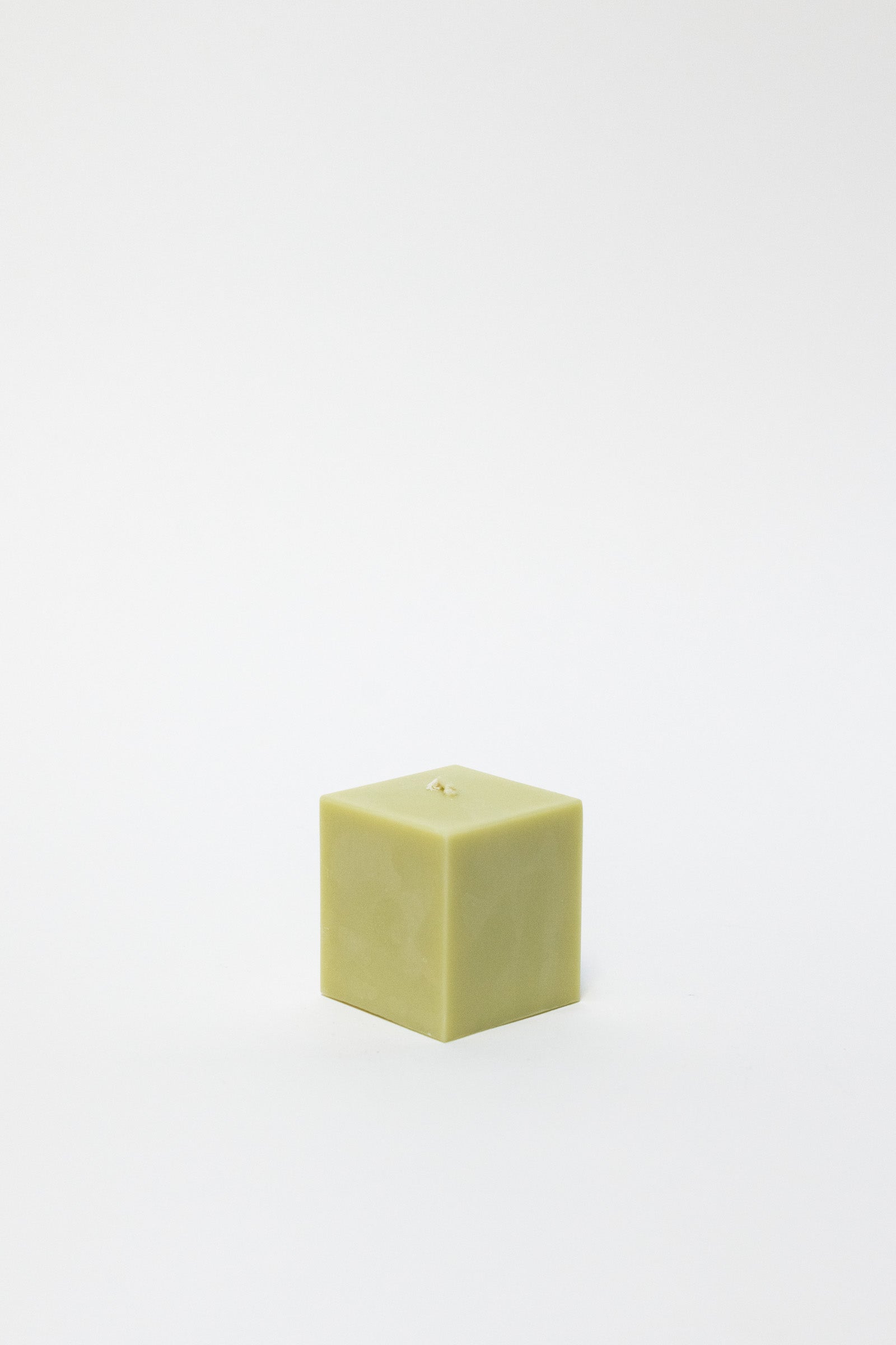 Rapeseed Wax Block Candle, Small, Soft Lime