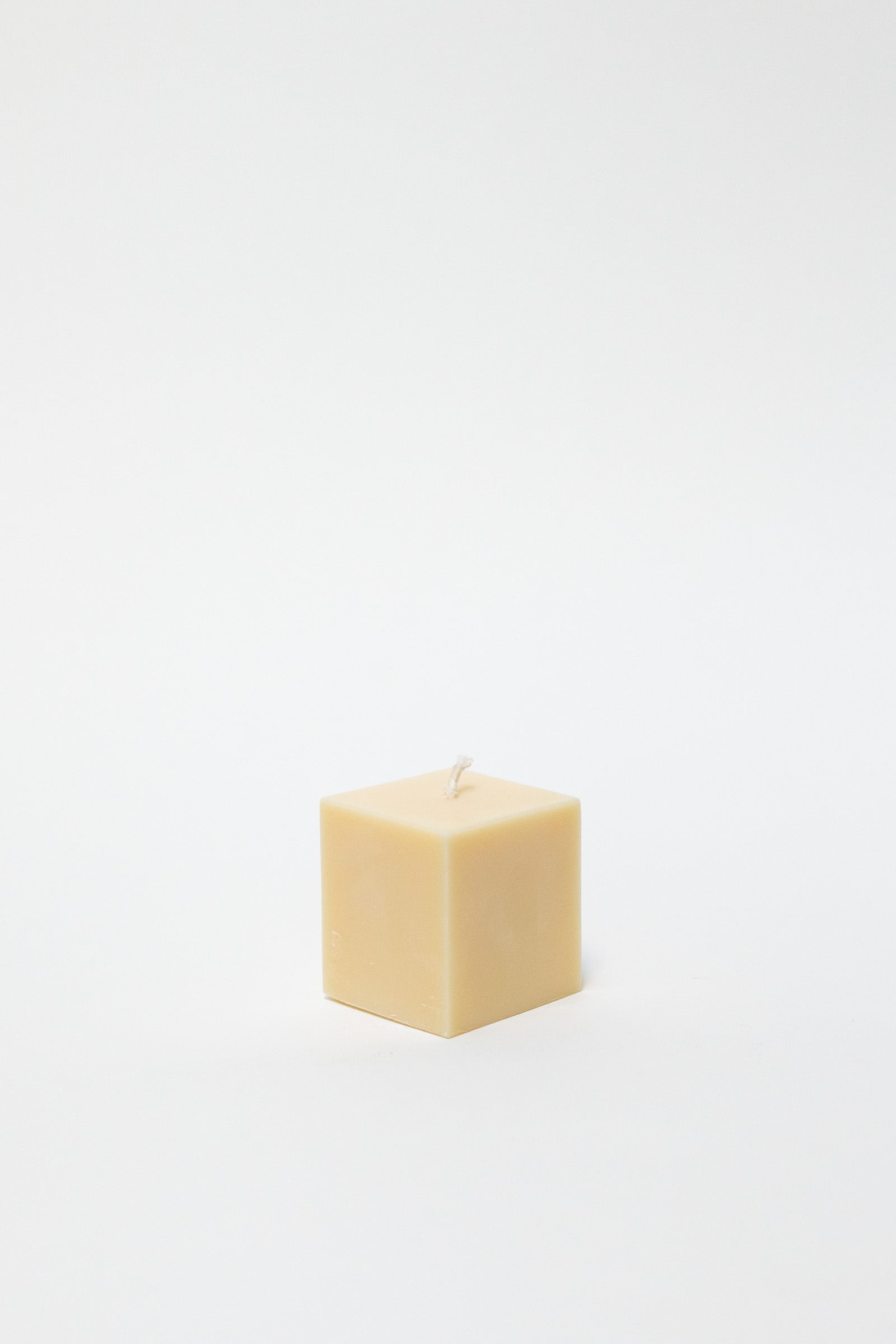 Rapeseed Wax Block Candle, Small, Ivory