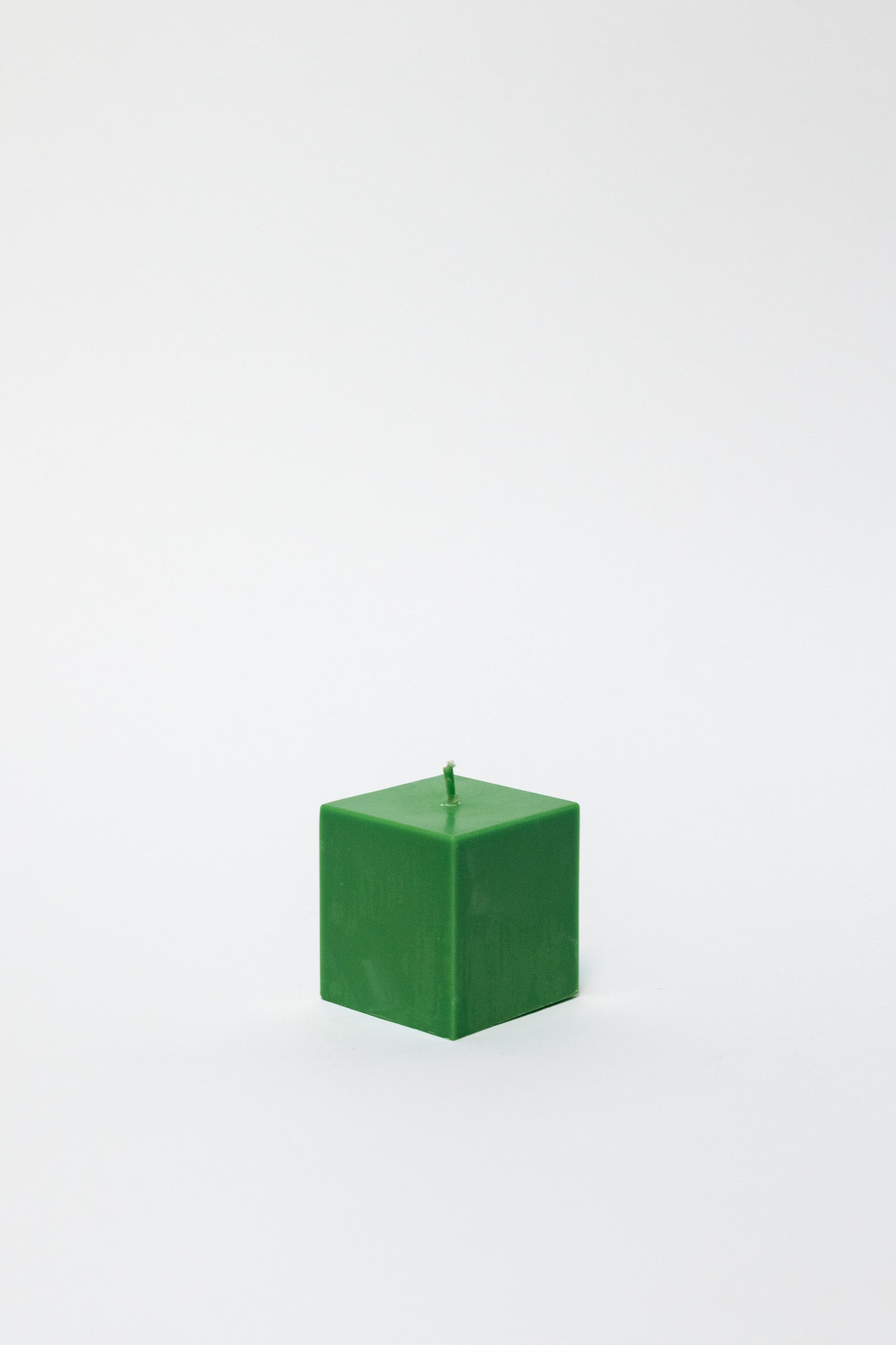 Rapeseed Wax Block Candle, Small, Grass Green