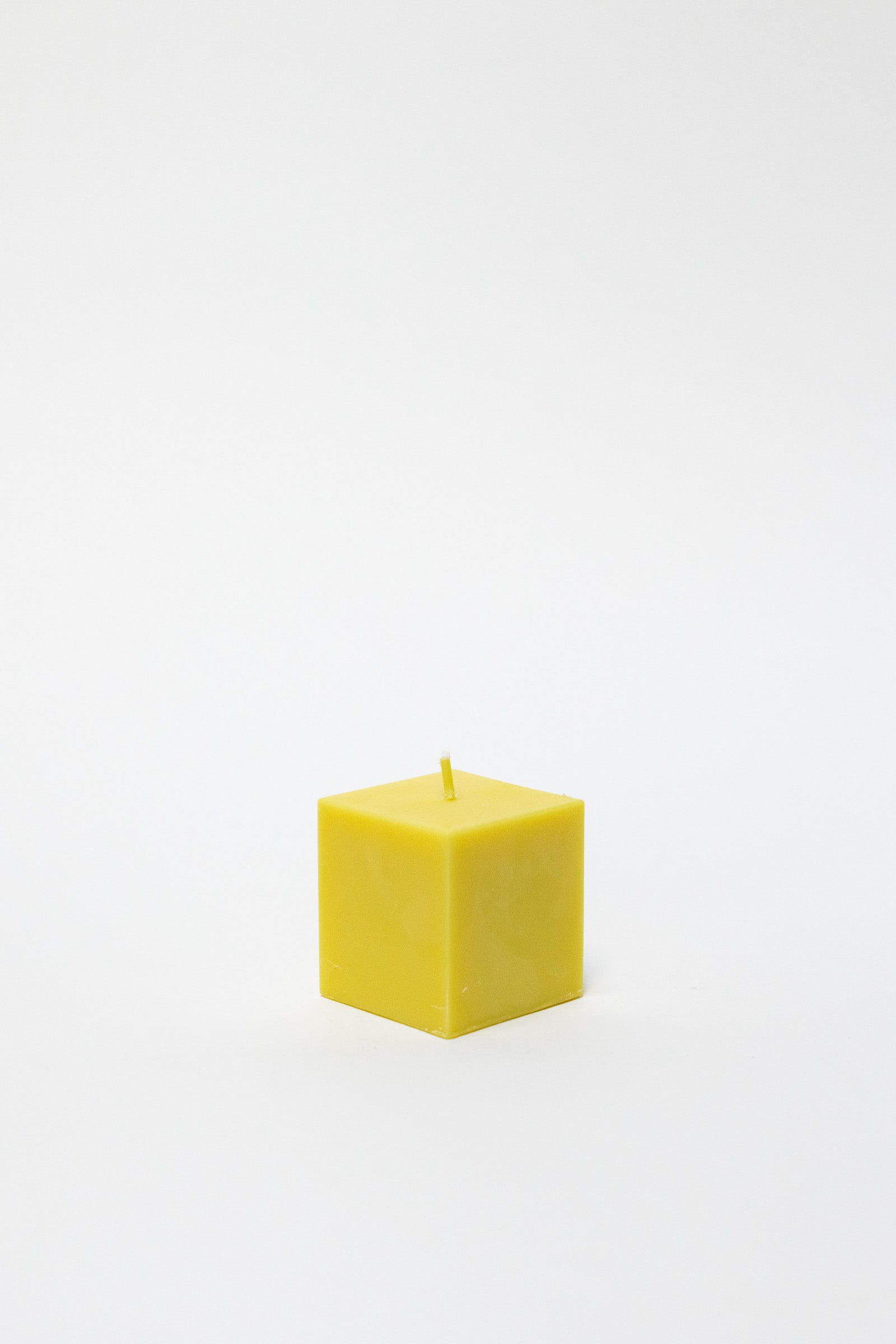 Rapeseed Wax Block Candle, Small, Lemon
