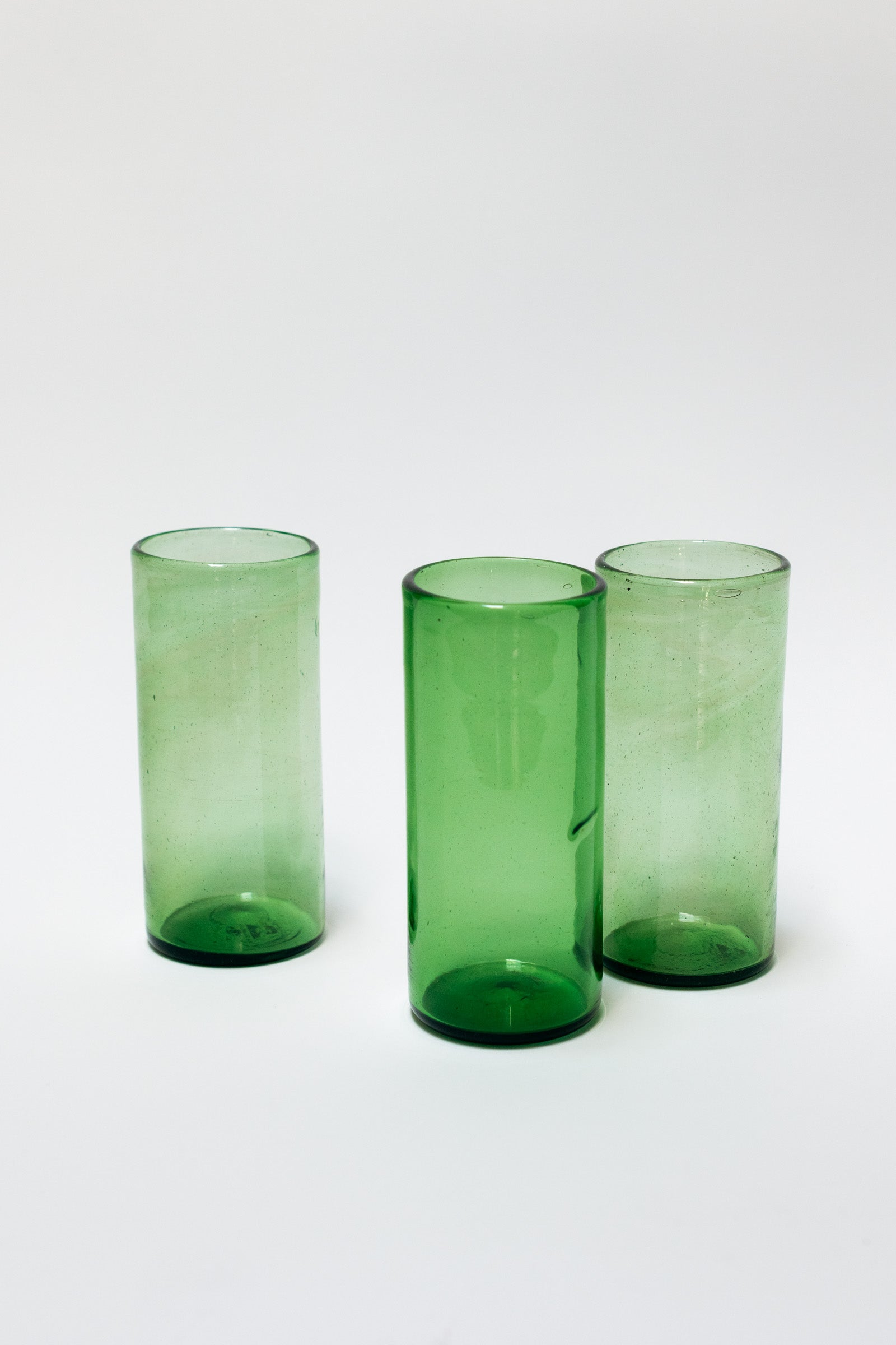 Glass Vase, Small, Green