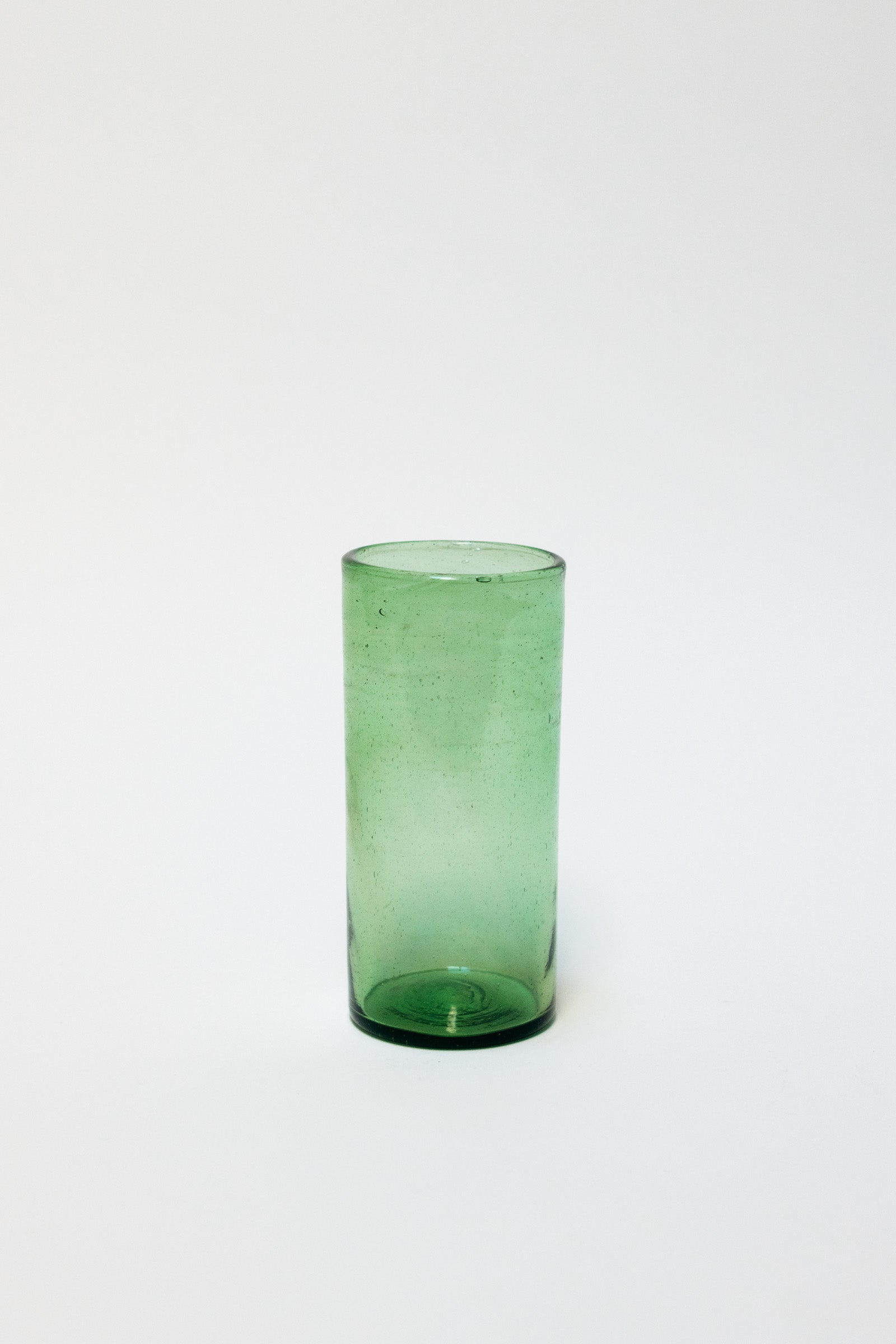 Glass Vase, Small, Green