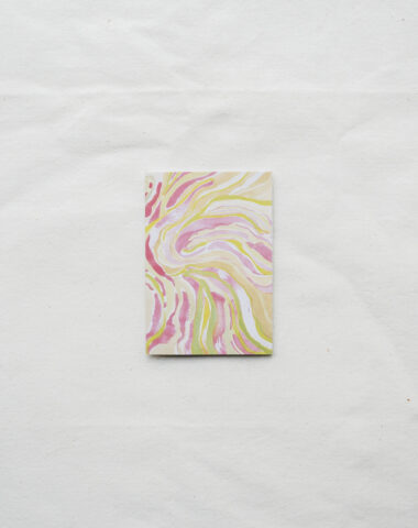 Duurzame papierwaren geïnspireerd door bloemen bij Wilder Antwerpen - dubbele mini kaart, Marble reeks