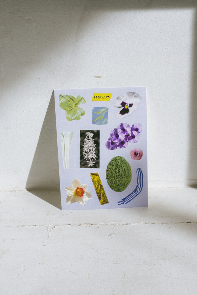 Sticker sheet included in the Wilder gift box 'Flower deliveries'