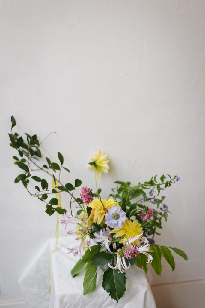 Wedding flowers for E + R by Wilder Antwerp