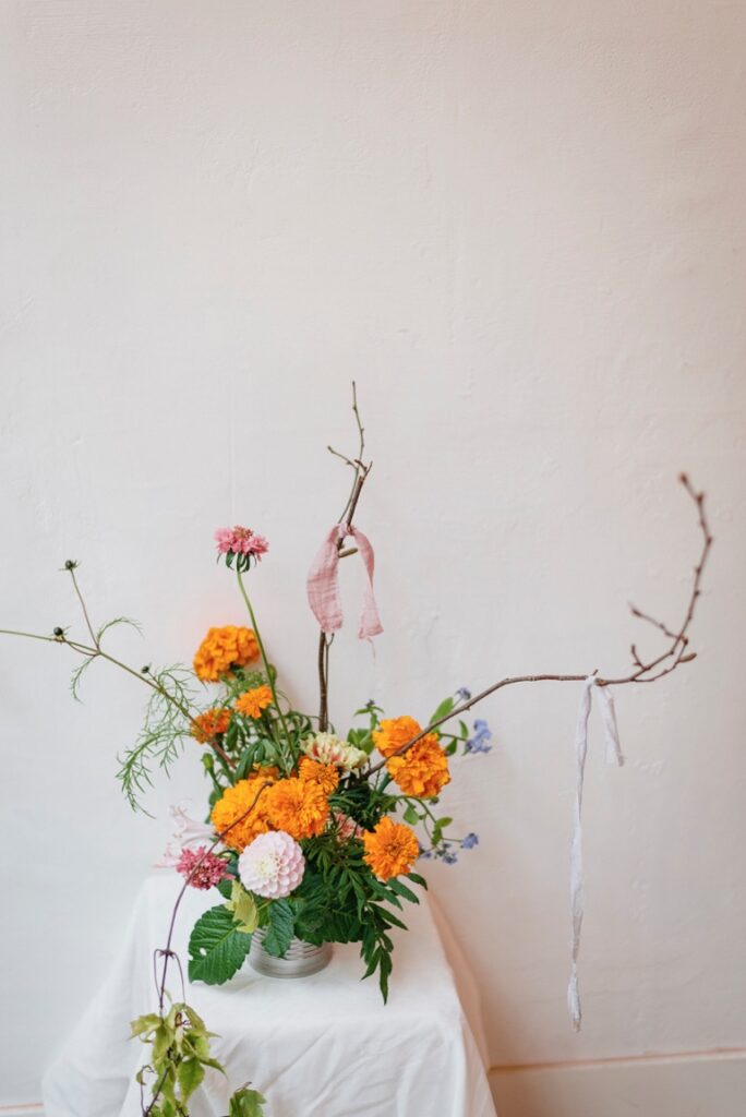 Wedding flowers for E + R by Wilder Antwerp