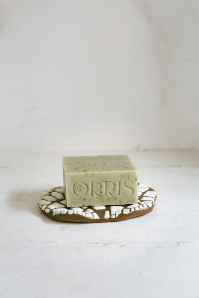Orris soap and soap dish by hap ceramics at Wilder Antwerp