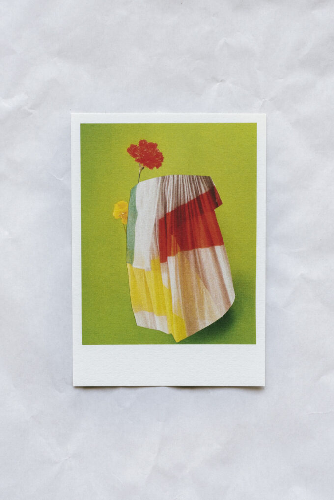 Collage postkaart door Mayken Craenen - Papierwaren bij Wilder Antwerpen