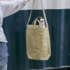 Niwaki Daikon tote, a durable weatherproof canvas market bag at Wilder Antwerp