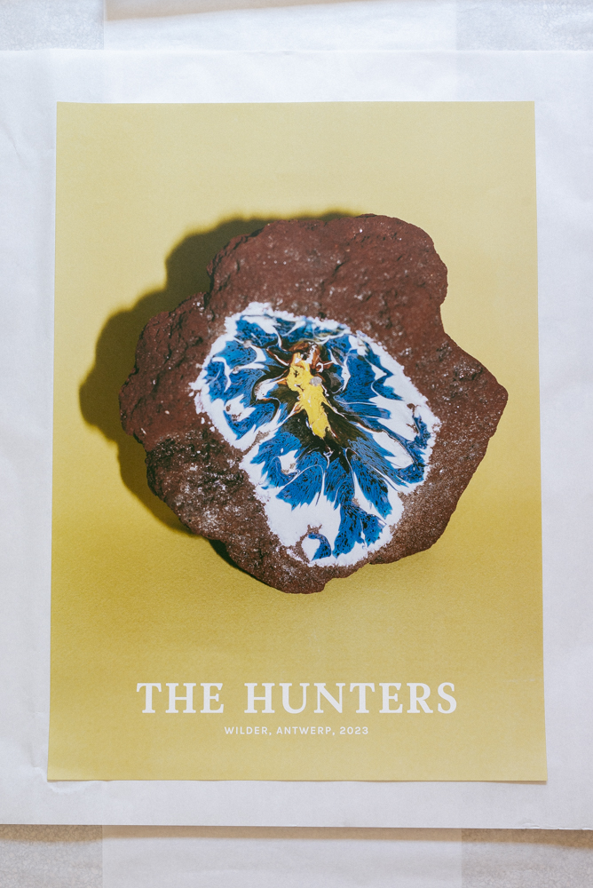 Art poster, Wilder Affiche #7, 'The Hunters' at Wilder Antwerp