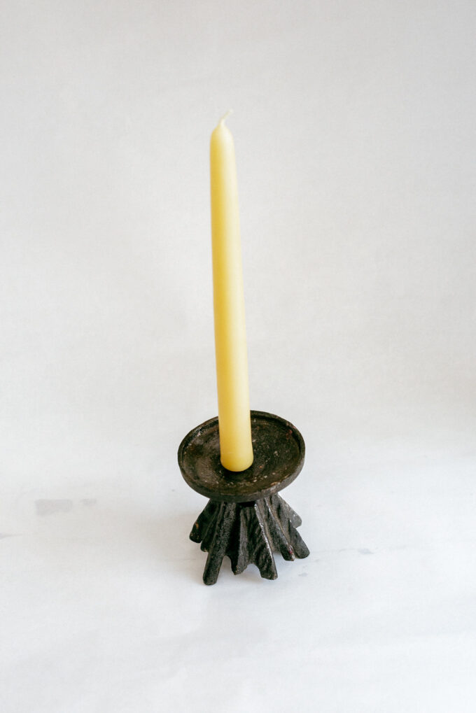Iron candlestick - vintage objects curated by Wilder Antwerp