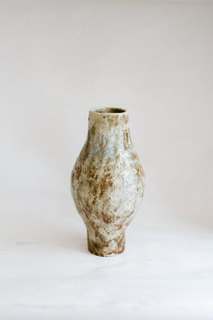 Hand-built ceramic vase - vintage objects curated by Wilder Antwerp
