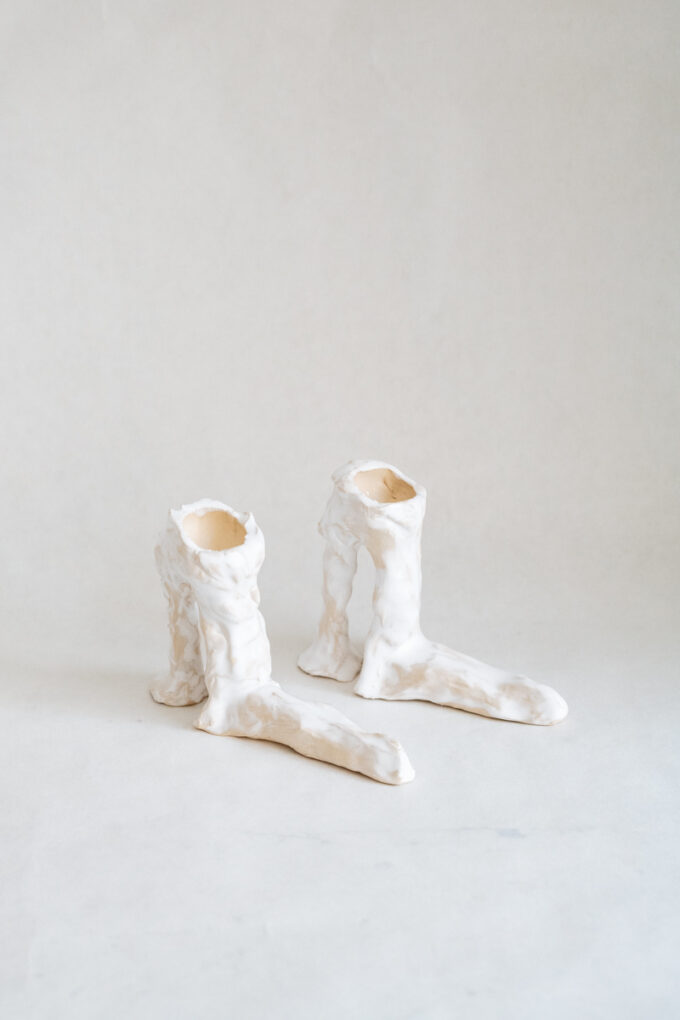 Hot Legs in white by Laura Welker at Wilder Antwerp