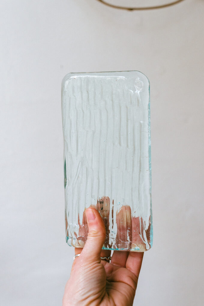 Burriera Linea Transparent, hand-blown glassware by La Soufflerie