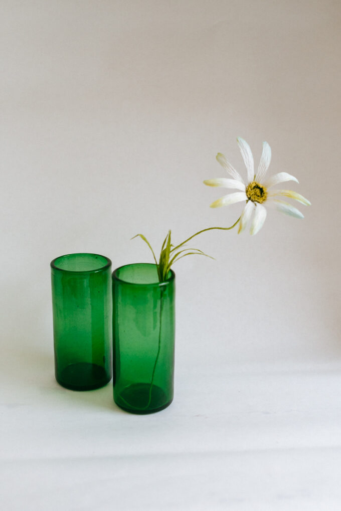 Ice Tea Vase by La Soufflerie, hand-blown glassware  at Wilder Antwerp
