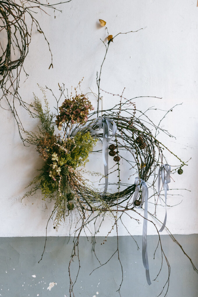 Workshop winter wreaths