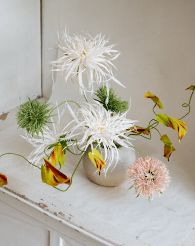 One-of-a-kind paper flower arrangement at Wilder Antwerp
