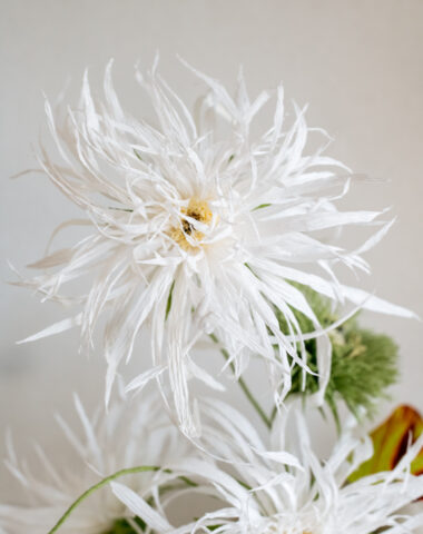 One-of-a-kind paper flower arrangement at Wilder Antwerp